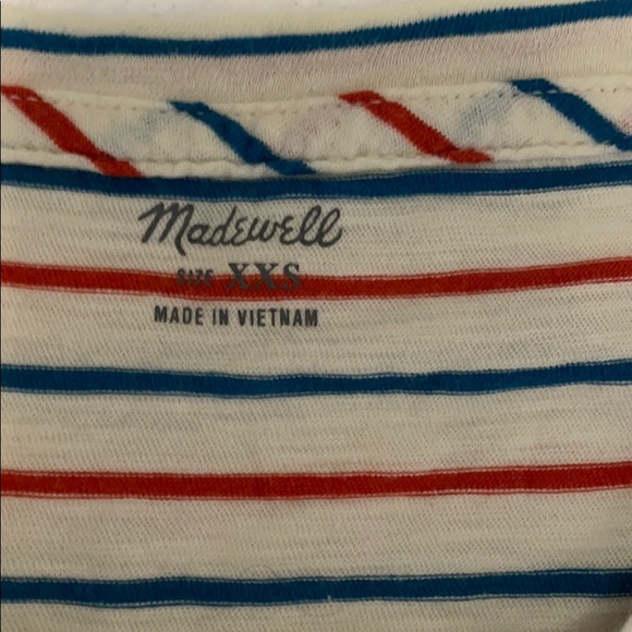 Madewell Whisper T-shirt in Brion Stripe - Picture 4 of 10